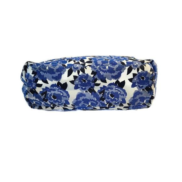 Tommy Hilfiger Women's Blue White Floral Canvas Tote - Picture 5 of 6